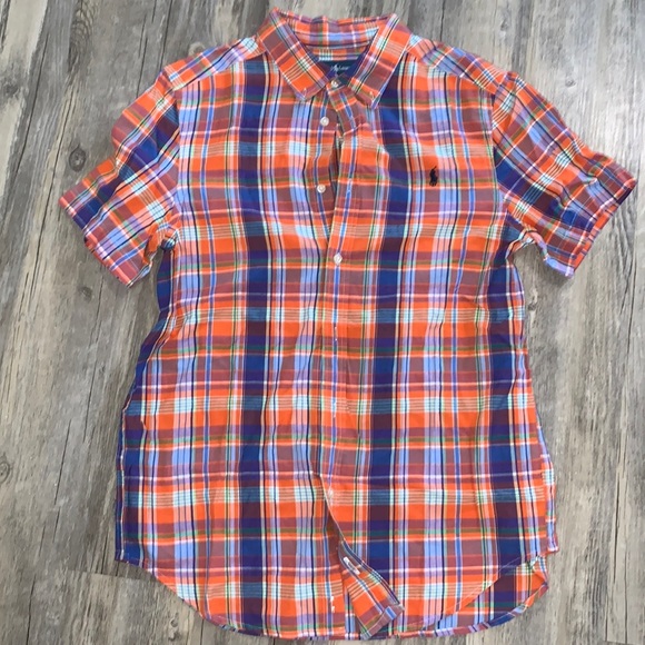 Mens orange polo shirt - Picture 1 of 4